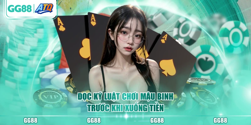 Đọc kỹ luật chơi Mậu Binh trước khi xuống tiền