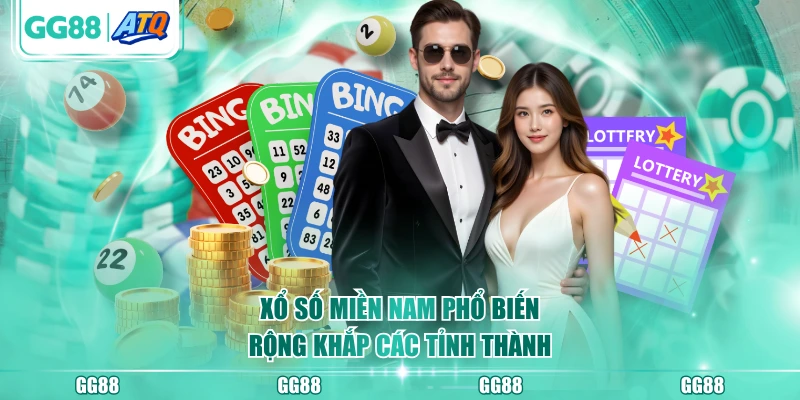 Xổ số miền Nam phổ biến rộng khắp các tỉnh thành